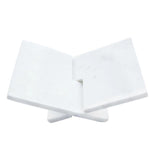Decorative Object Interlocking Marble Book Holder