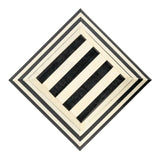 Decorative Storage Black & White Stripe Decorative Box