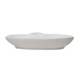 Decorative Trays Pumpkin Stoneware Trinket Dish // Matte White