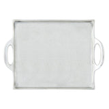 Decorative Trays Silver Aluminum Tray // Small