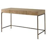 Desk Aristotle Natuiral Wood Modern Desk