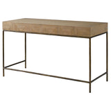 Desk Aristotle Natuiral Wood Modern Desk