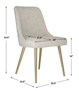 Dining Chair Bramwell Gray Dining Chair