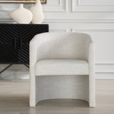 Dining Chair Encompass White Fabric Dining Chair
