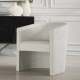 Dining Chair Encompass White Fabric Dining Chair