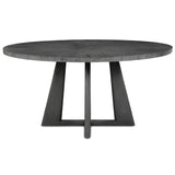Dining Table Pulsar Round Gray Walnut Dining Table