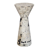 Outdoor Lenora Stone Drink Table