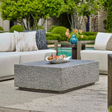 Outdoor Hesston Outdoor Concrete Coffee Table