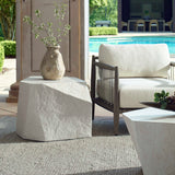 Outdoor Parra Limestone Outdoor Side Table
