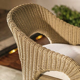 Outdoor Kavali Outdoor Wicker Counter Stool