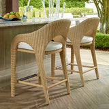 Outdoor Kavali Outdoor Wicker Counter Stool