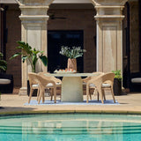 Outdoor Kavali Outdoor Wicker Dining Armchair