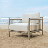 Outdoor Borneo White Outdoor Lounge Chair