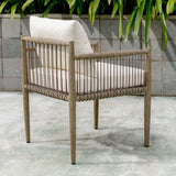Outdoor Borneo White Outdoor Dining Chair