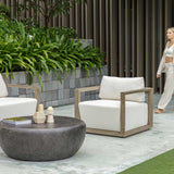 Outdoor Remsen Outdoor Gray Lounge Chair