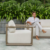 Outdoor Remsen Outdoor Gray Lounge Chair