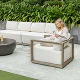 Outdoor Remsen Outdoor Gray Lounge Chair