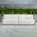 Outdoor Remsen Outdoor Gray Sofa