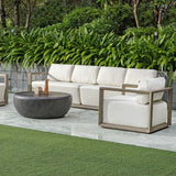 Outdoor Remsen Outdoor Gray Sofa