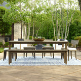 Outdoor Forsyth Dark Gray Outdoor Dining Table