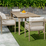 Outdoor Forsyth Dark Gray Outdoor Dining Table