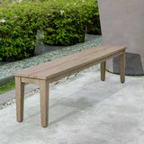 Outdoor Forsyth Dark Gray Outdoor Bench