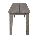 Outdoor Forsyth Dark Gray Outdoor Bench