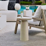 Outdoor Joppa White Outdoor Accent Table