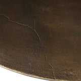 Outdoor Madrone Golden Dark Bronze Outdoor Dining Table