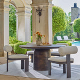 Outdoor Madrone Golden Dark Bronze Outdoor Dining Table