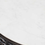 Outdoor Sabena White Marble Outdoor Coffee Table