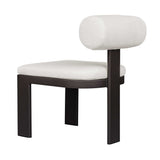 Outdoor Bolster Back White Outdoor Dining Chair