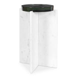 Outdoor Olina Marble Outdoor Accent Table
