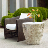 Outdoor Oakmont White Outdoor Side Table