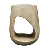 Outdoor Lithos Gray Outdoor Accent Table