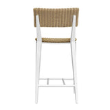 Outdoor Calbas White Outdoor Counter Stool