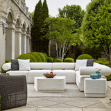 Outdoor Saltwater Concrete Side Table