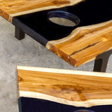 Outdoor Clearwood Black Cornhole Game Set/2