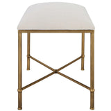 Furniture Avenham Small Bench // Gold