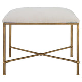 Furniture Avenham Small Bench // Gold