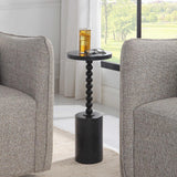 Furniture Bead Drink Table // Black Marble