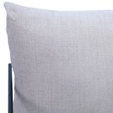 Furniture Black Strap Occasional Chair // Light Grey