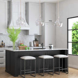 Furniture Brisbane Boucle Counter Stool