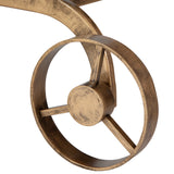 Furniture Carrinho Antique Brass Bar Cart