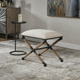 Furniture Firth Small Bench // Oatmeal