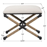 Furniture Firth Small Bench // Oatmeal