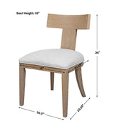 Furniture Klis Dining Chair // Natural Oak IN STOCK