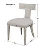 Furniture Klis Dining Chair Set of 2 // White IN STOCK