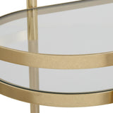 Furniture Isabelle Gold Bar Cart