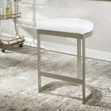 Furniture Ivana Counter Stool // Silver